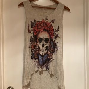 Frida Kahlo Long Tank Top